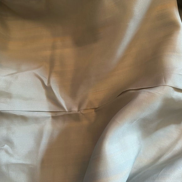 VINTAGE Salvatore Ferragamo 100% Linen Striped Skirt Set Multicolored Sz 10 - Picture 8 of 9